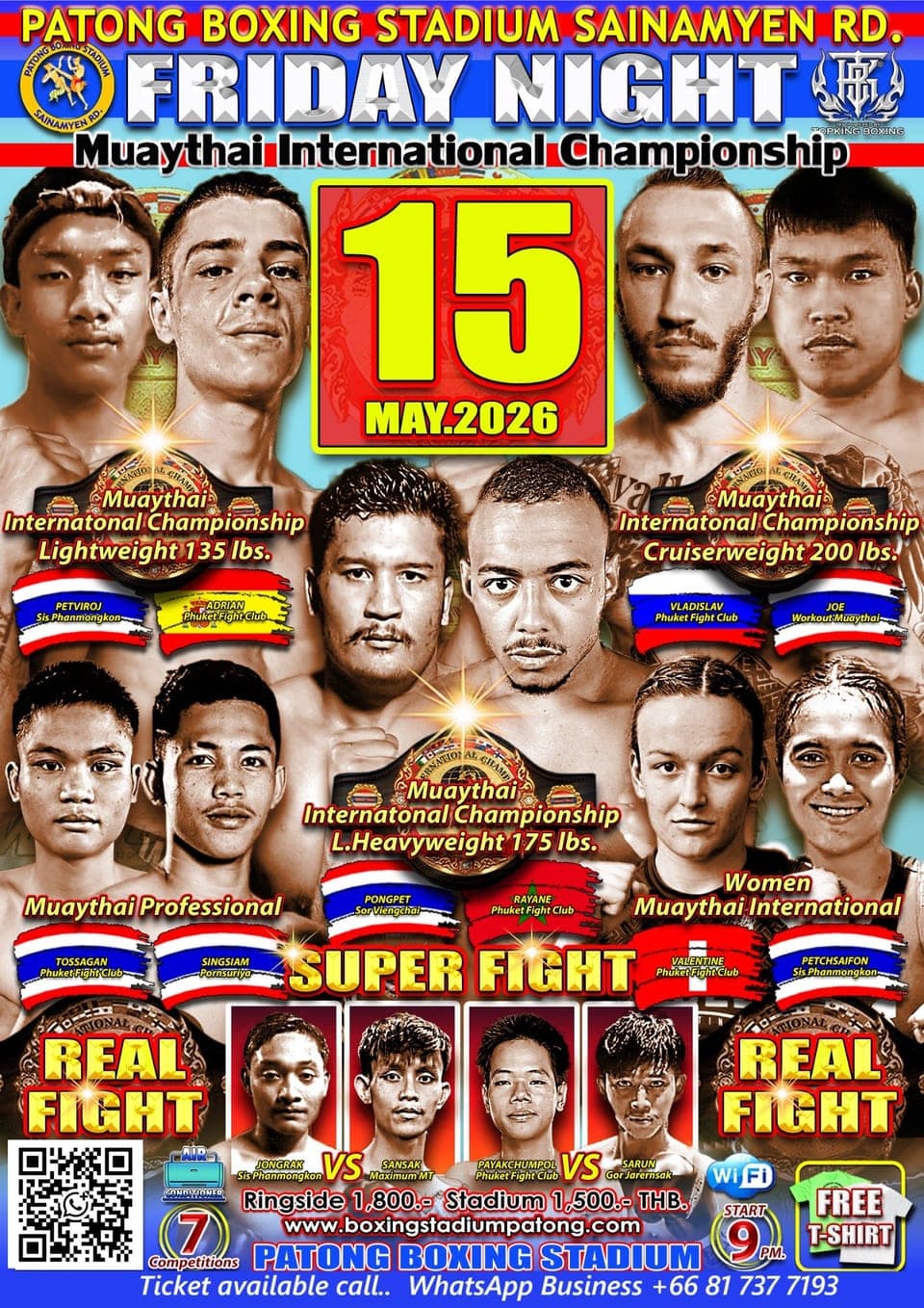 Muaythai International Championship 15 MAY 2026