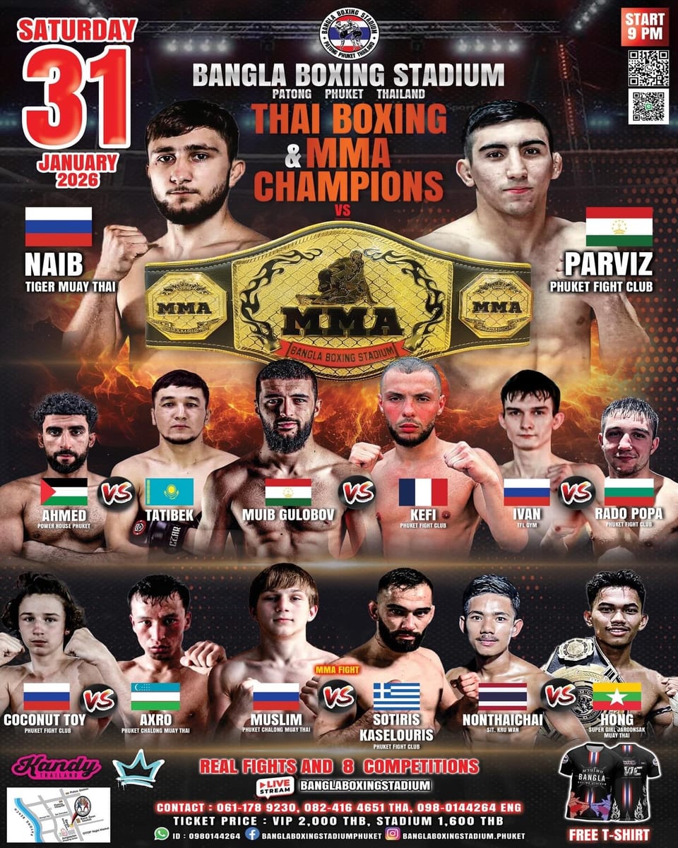 THAI BOXING & MMA CHAMPIONS 31 banner