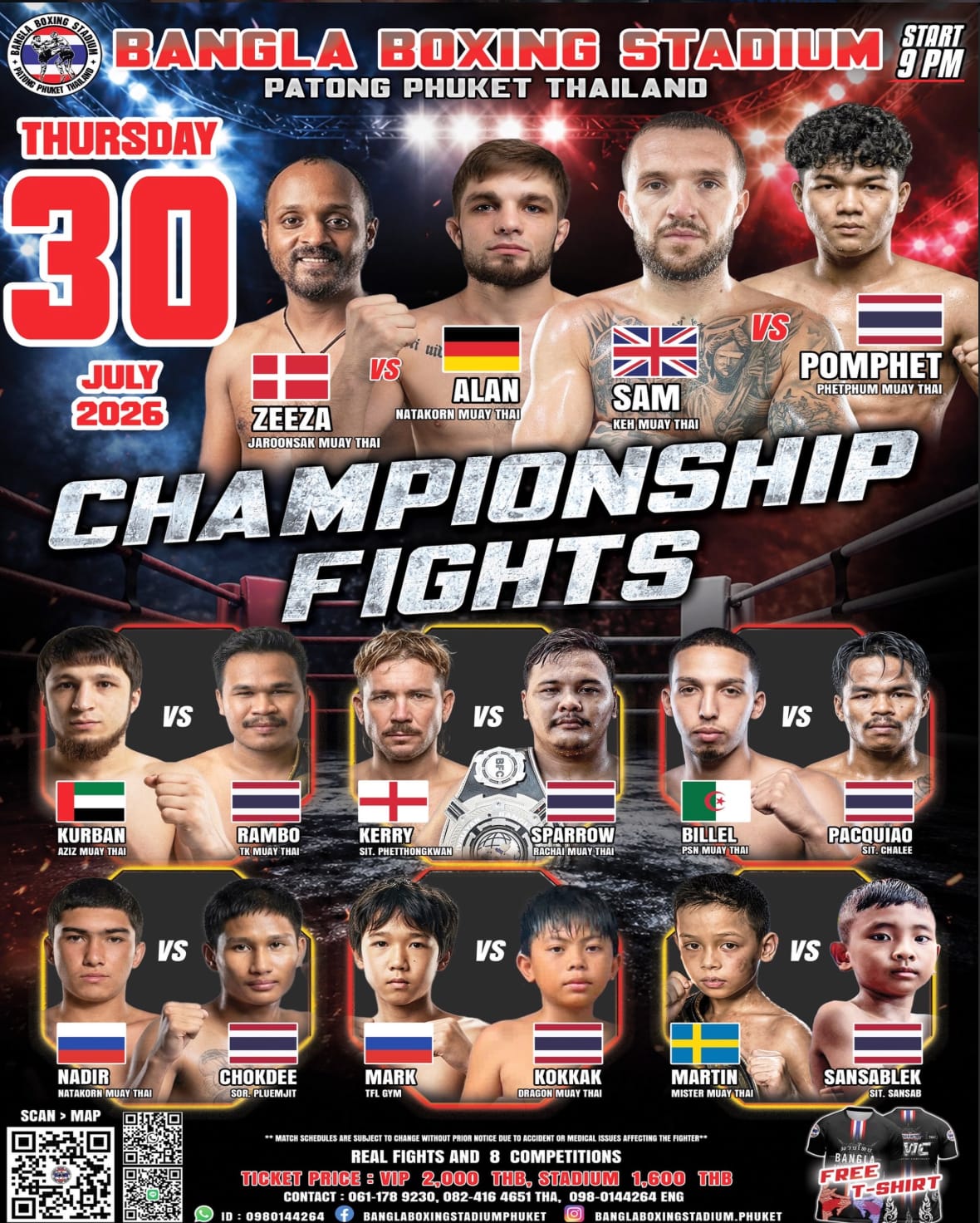 CHAMPIONSHIP FIGHTS 30 JULY 2026 banner