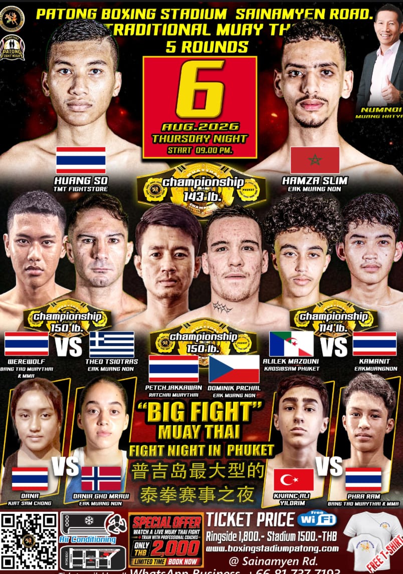 TRADITIONAL MUAY THAI 6 AUGUST 2026