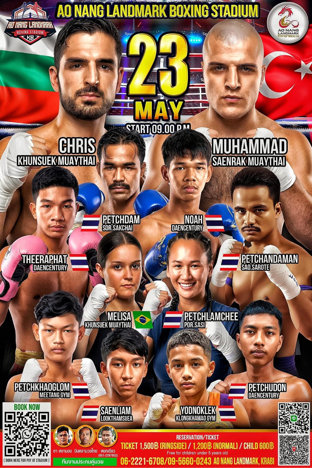 AO NANG LANDMARK BOXING STADIUM 23 MAY 2024
