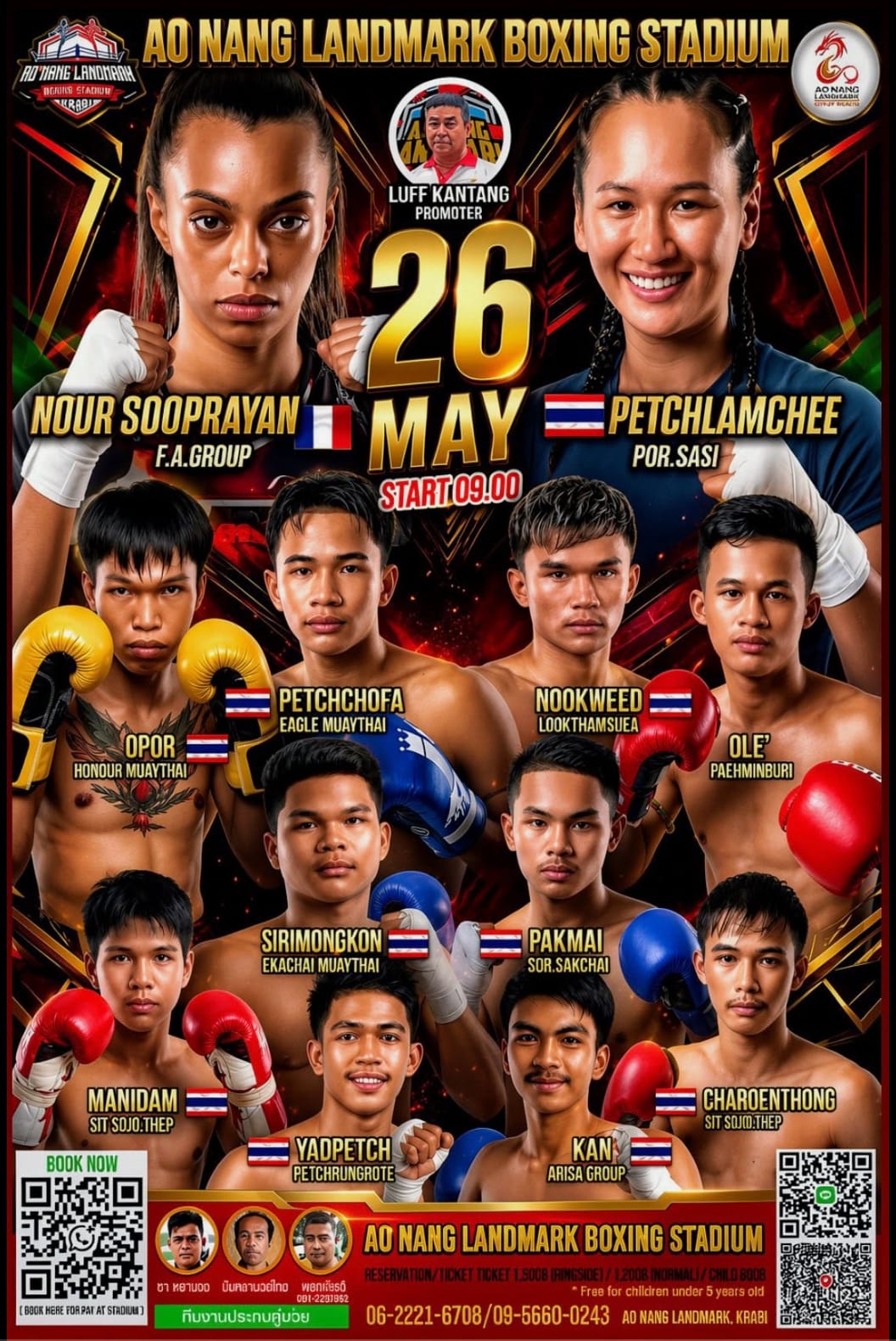 AO NANG LANDMARK BOXING STADIUM 26 MAY 2024