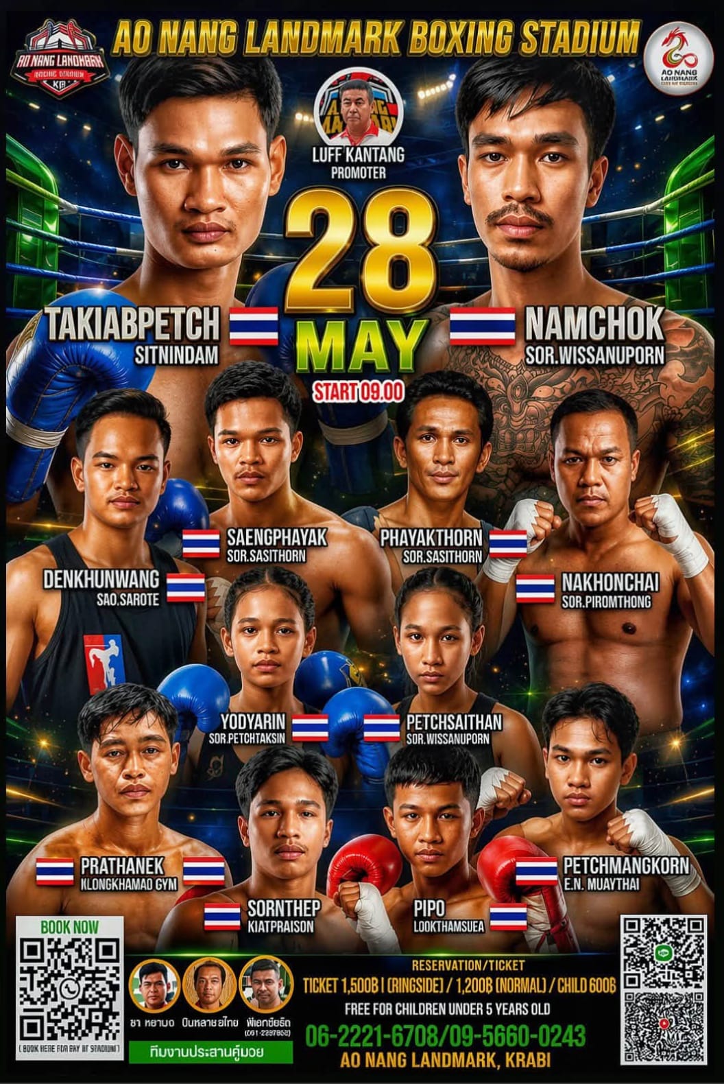 AO NANG LANDMARK BOXING STADIUM 28 MAY 2024