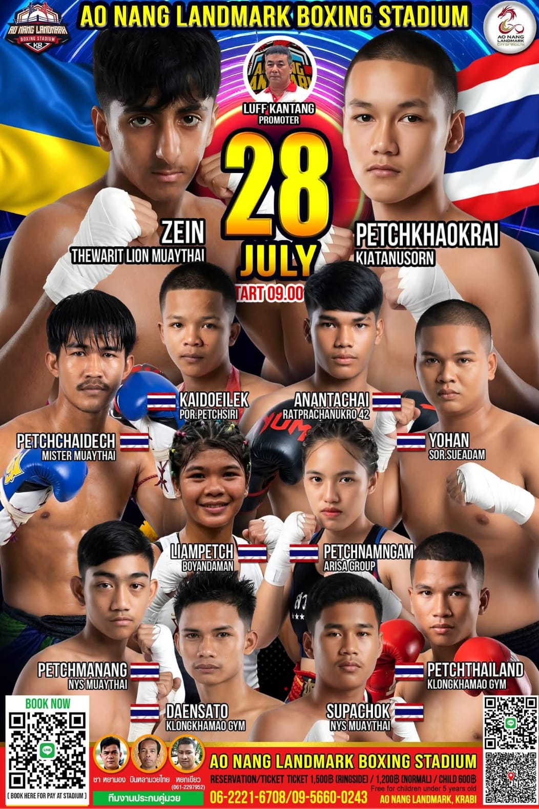 AO NANG LANDMARK BOXING STADIUM 28 JULY 2026
