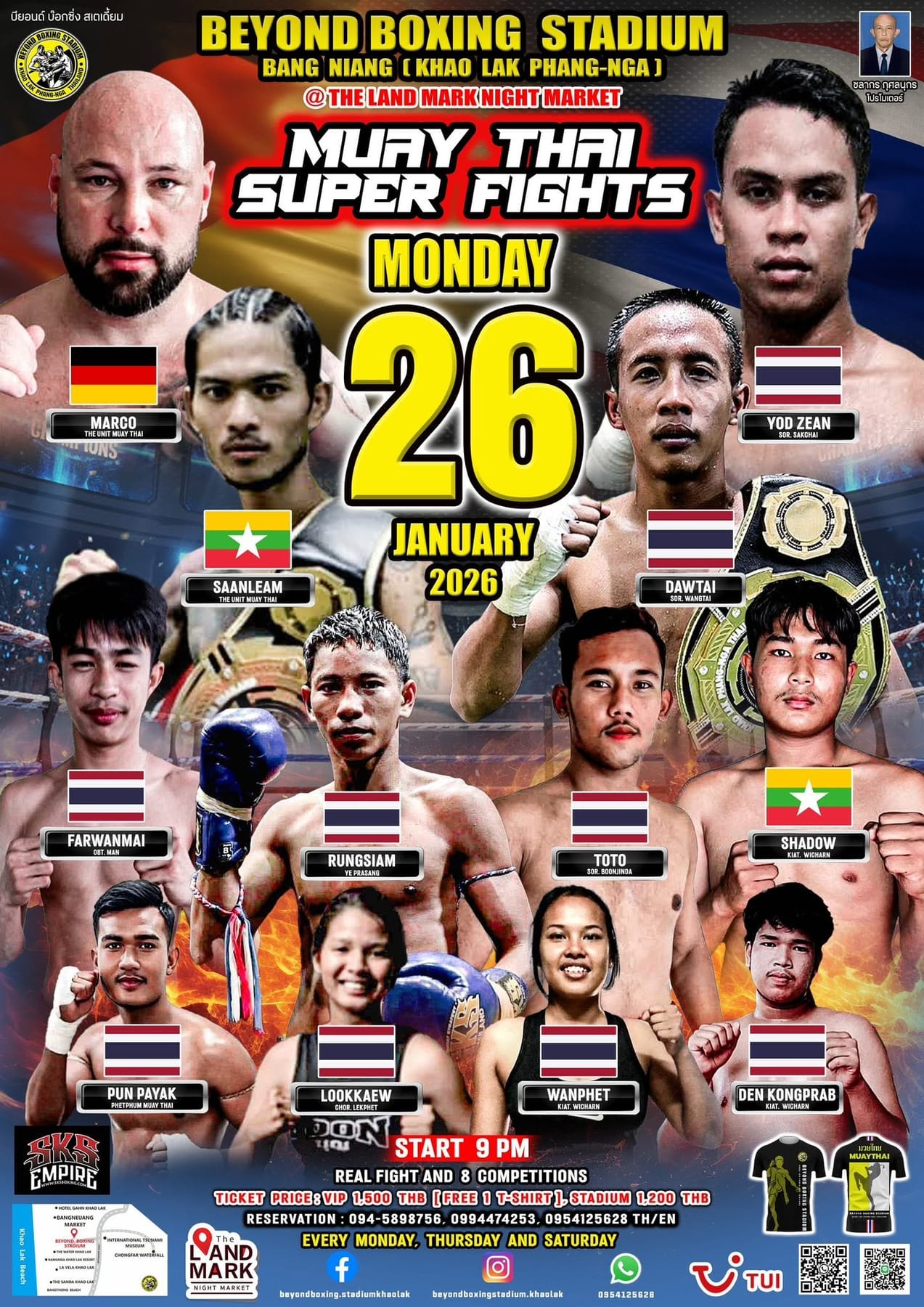 Beyond Boxing Stadium Muay Thai Super Fights 26 January 2026 poster