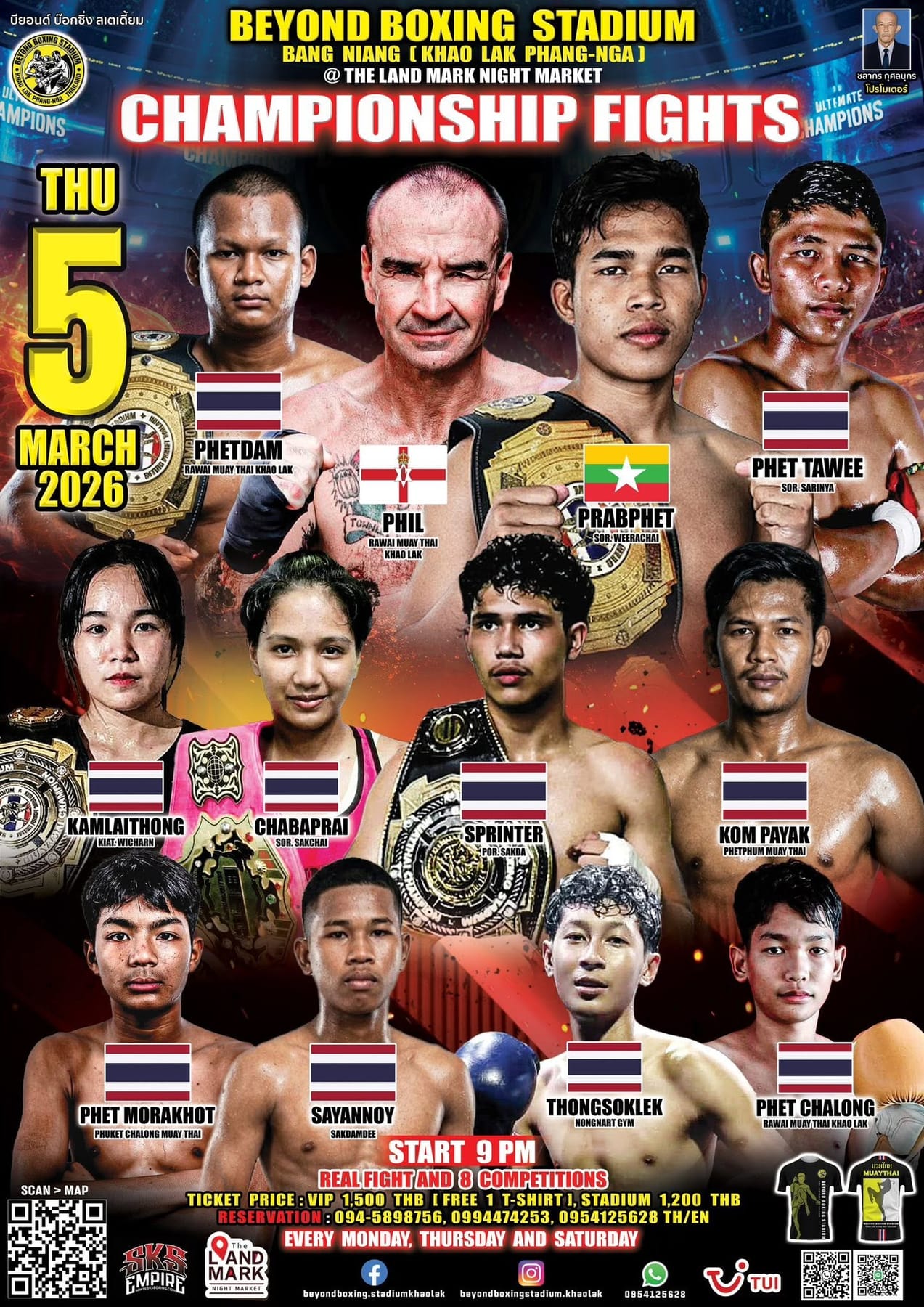 Beyond Boxing Stadium Muay Thai Super Fights 5 March 2026 poster