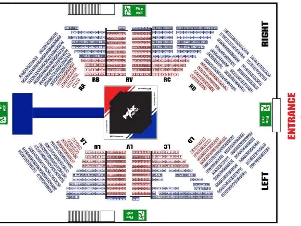 Stadium seating schema